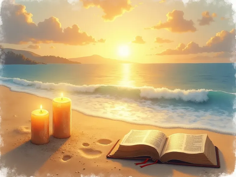 Ilustración devocional: soñar con arena en la Biblia
