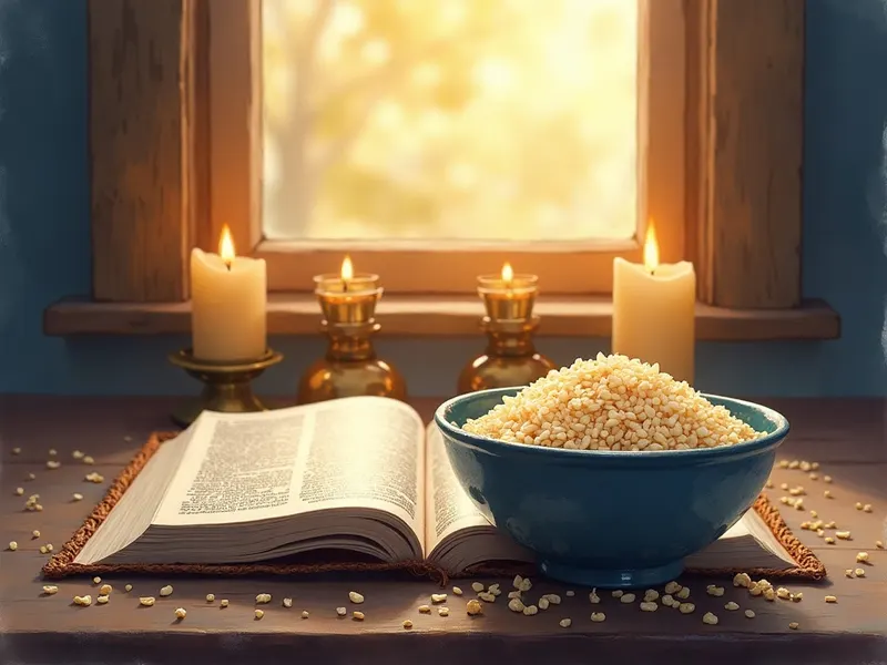 Ilustración devocional: soñar con arroz en la Biblia