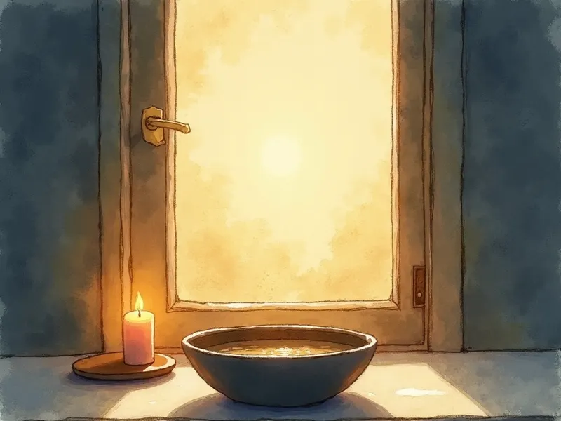 Ilustración devocional: soñar con baño en la Biblia