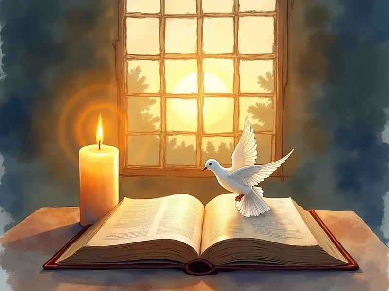 Ilustración devocional: soñar con beso en la Biblia