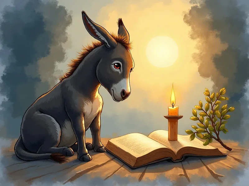 Ilustración devocional: soñar con burro en la Biblia