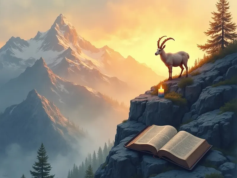 Ilustración devocional: soñar con cabra montesa en la Biblia