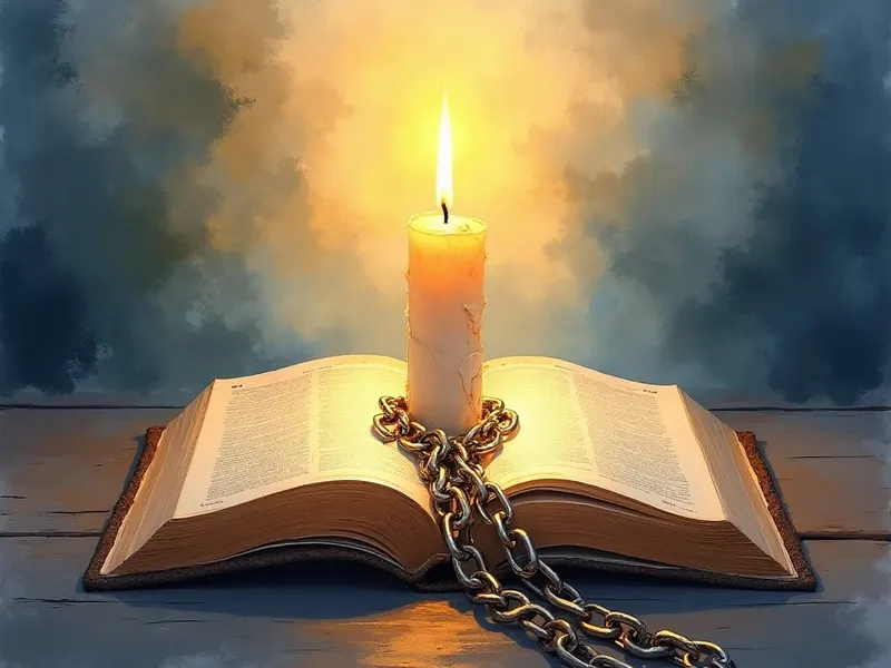 Ilustración devocional: soñar con cadena en la Biblia