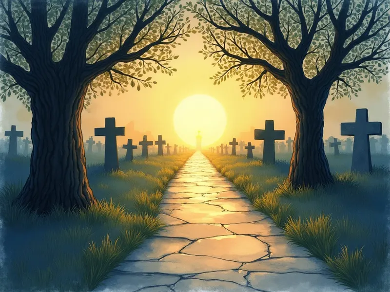 Ilustración devocional: soñar con cementerio en la Biblia