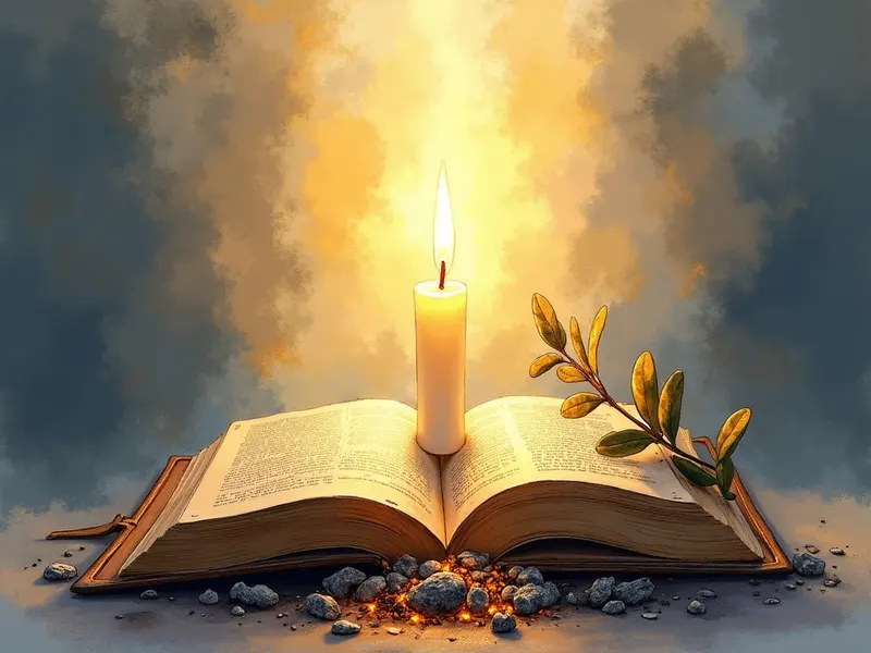 Ilustración devocional: soñar con ceniza en la Biblia