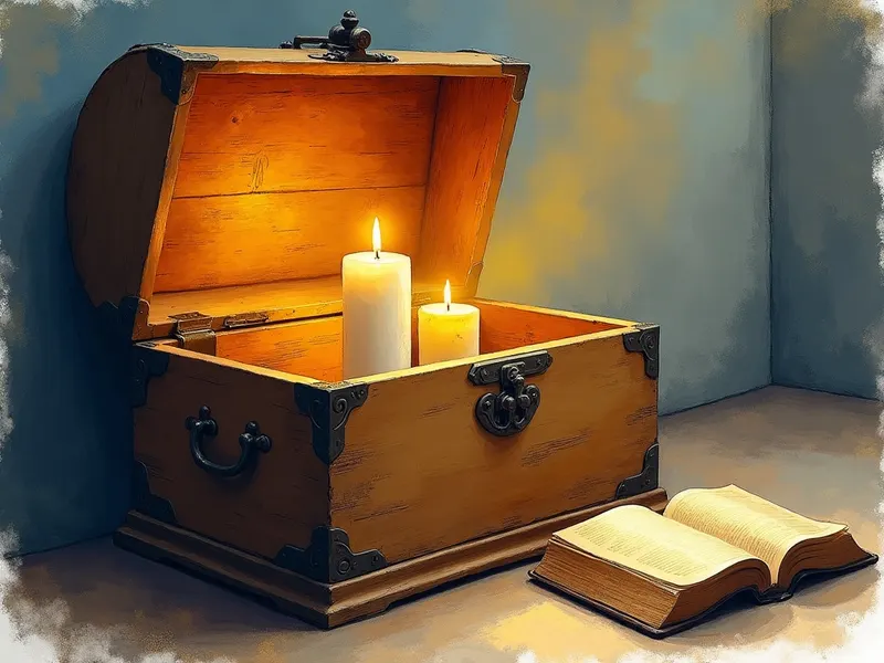 Ilustración devocional: soñar con cofre en la Biblia