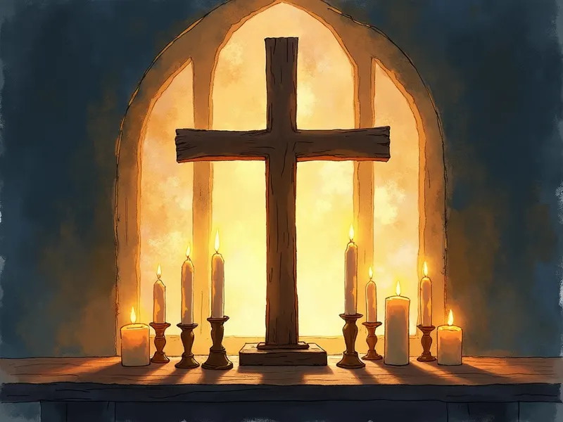 Ilustración devocional: soñar con cruz en la Biblia