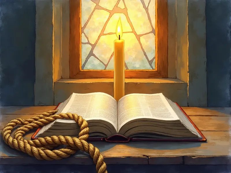 Ilustración devocional: soñar con cuerda en la Biblia