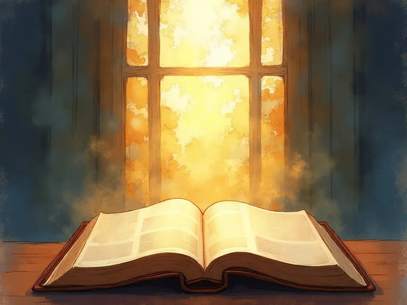 Ilustración devocional: soñar con descarga en la Biblia