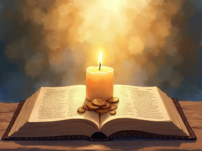 Ilustración devocional: soñar con dinero en la Biblia