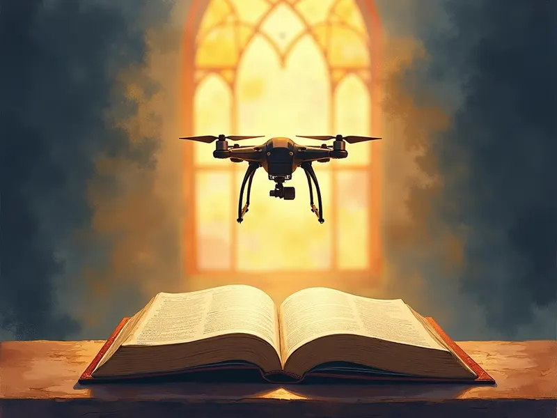 Ilustración devocional: soñar con dron en la Biblia