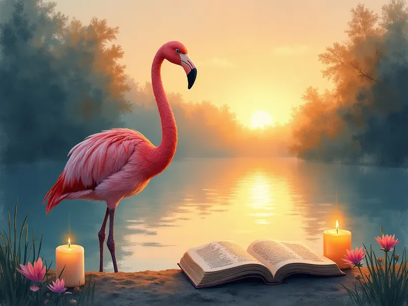 Ilustración devocional: soñar con flamenco en la Biblia