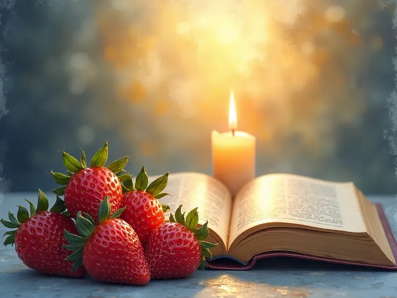 Ilustración devocional: soñar con fresa en la Biblia