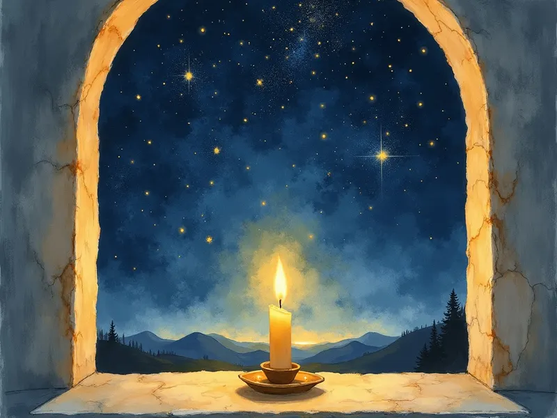 Ilustración devocional: soñar con galaxia en la Biblia