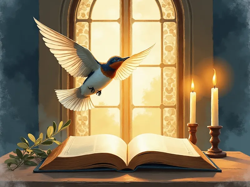 Ilustración devocional: soñar con golondrina en la Biblia