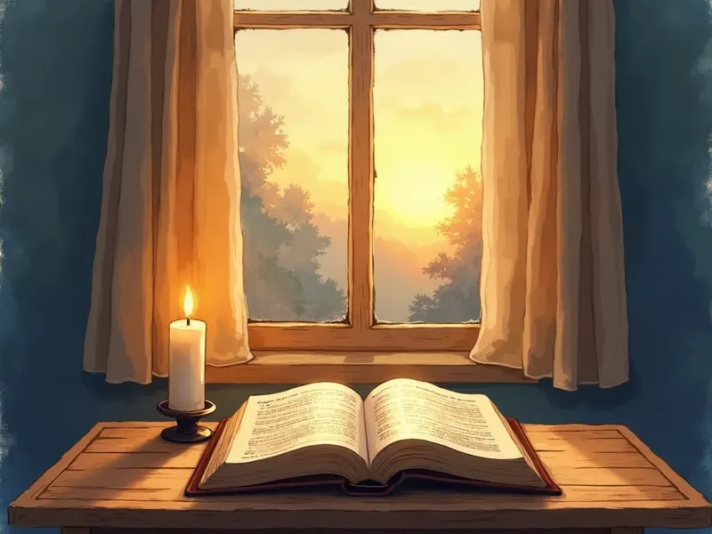 Ilustración devocional: soñar con habitación en la Biblia