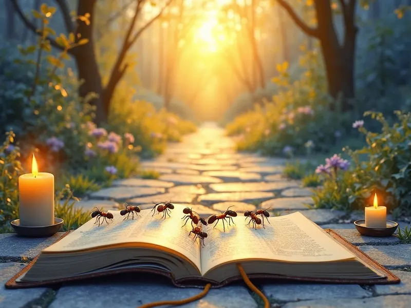 Ilustración devocional: soñar con hormiga en la Biblia