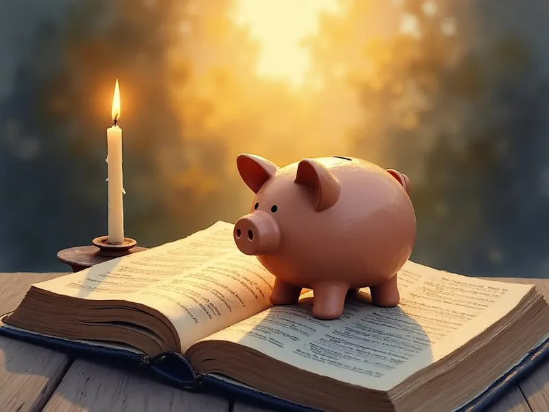 Ilustración devocional: soñar con hucha en la Biblia