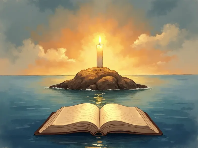 Ilustración devocional: soñar con isla en la Biblia