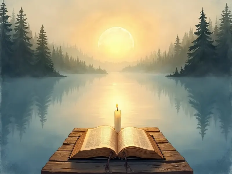 Ilustración devocional: soñar con lago en la Biblia