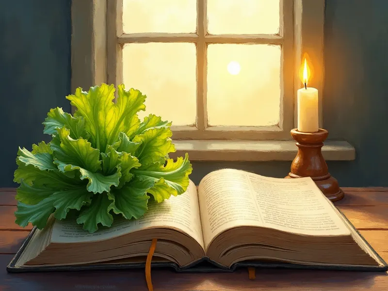 Ilustración devocional: soñar con lechuga en la Biblia