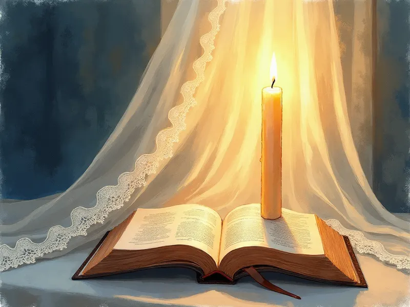 Ilustración devocional: soñar con mantilla en la Biblia