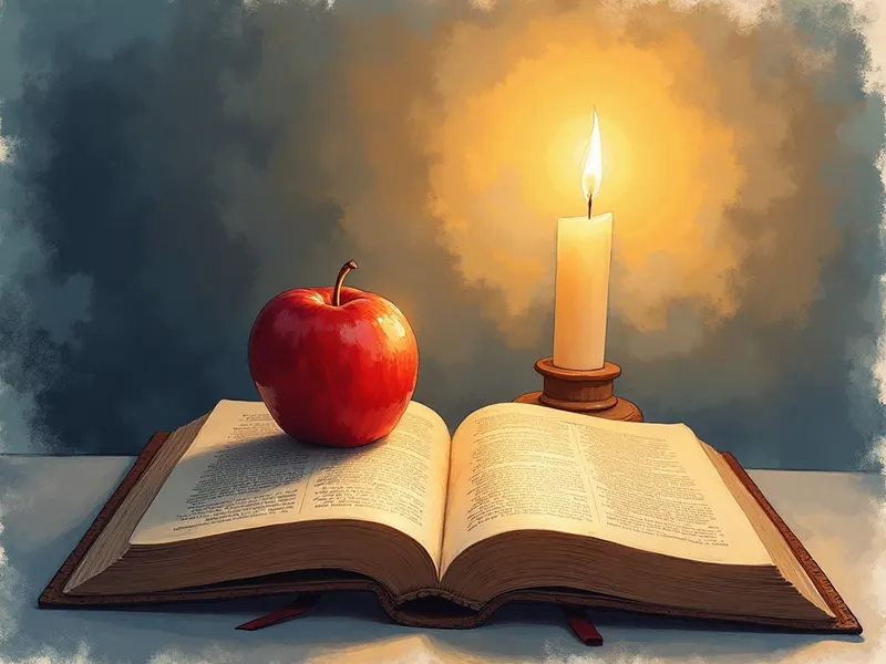 Ilustración devocional: soñar con manzana en la Biblia