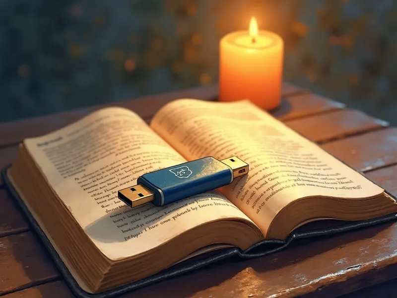 Ilustración devocional: soñar con memoria usb en la Biblia