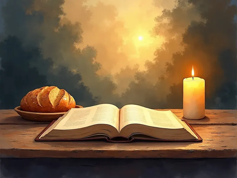 Ilustración devocional: soñar con mesa en la Biblia