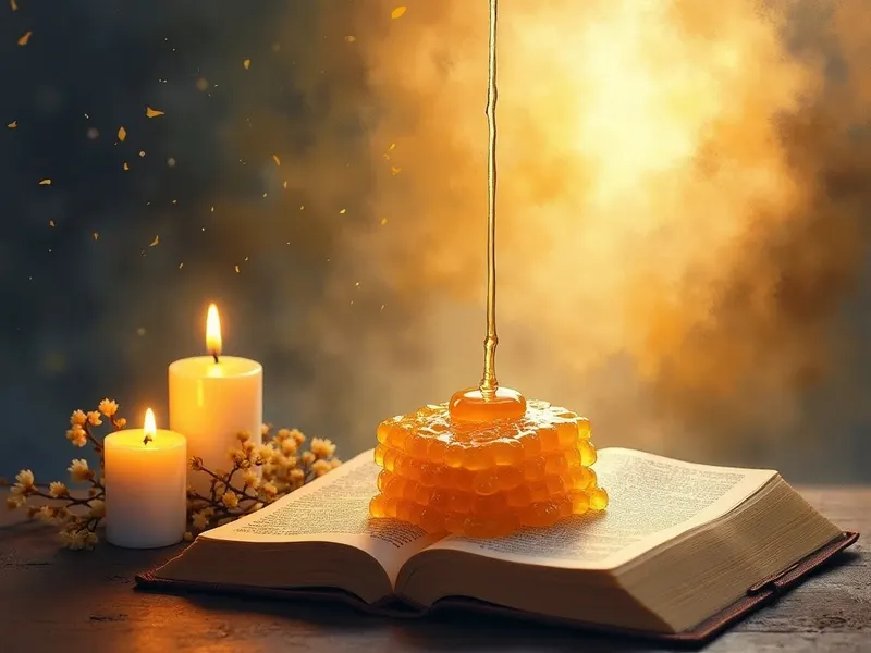 Ilustración devocional: soñar con miel en la Biblia