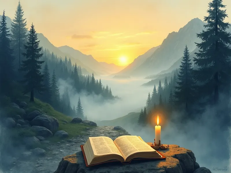 Ilustración devocional: soñar con montaña en la Biblia