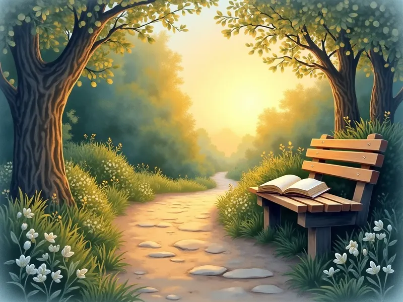 Ilustración devocional: soñar con parque en la Biblia