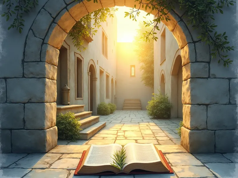Ilustración devocional: soñar con patio en la Biblia