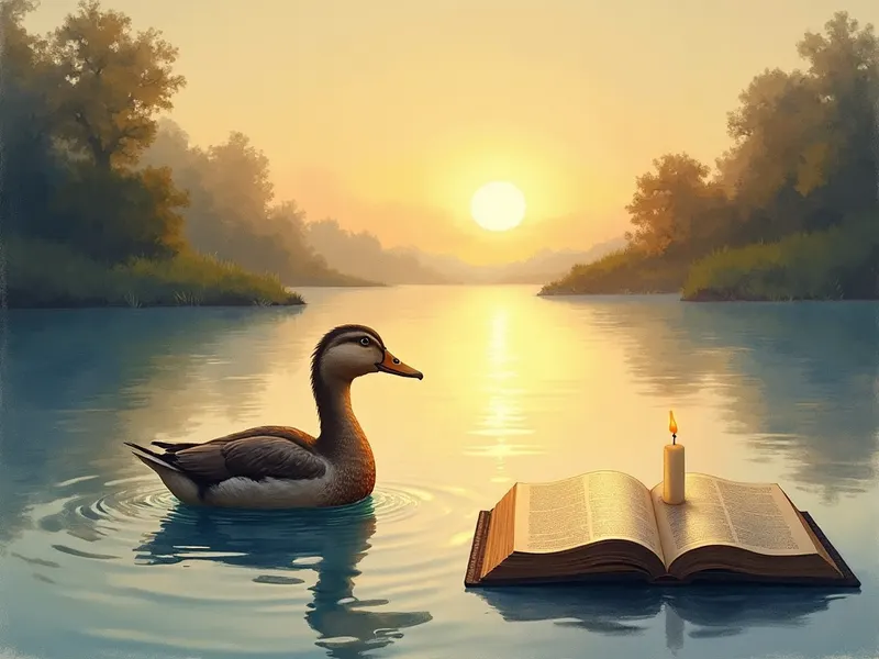 Ilustración devocional: soñar con pato en la Biblia