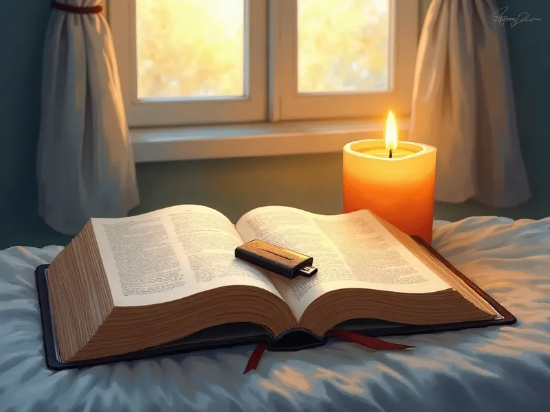 Ilustración devocional: soñar con pendrive en la Biblia
