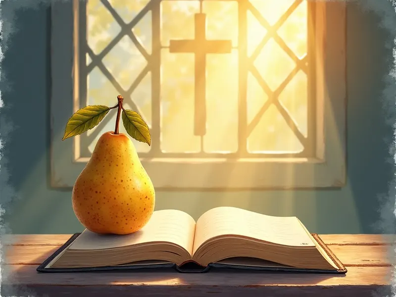 Ilustración devocional: soñar con pera en la Biblia