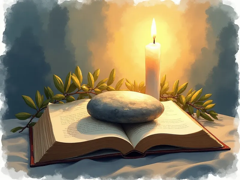 Ilustración devocional: soñar con piedra en la Biblia
