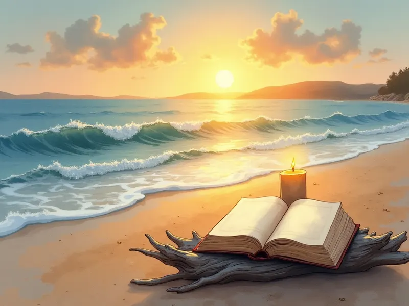 Ilustración devocional: soñar con playa en la Biblia