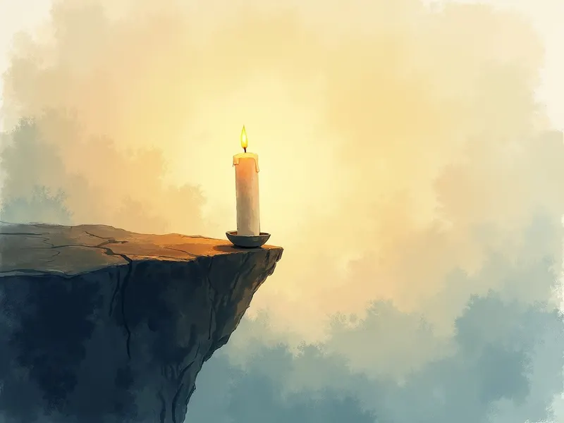 Ilustración devocional: soñar con precipicio en la Biblia