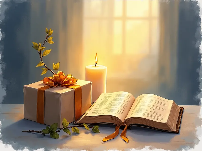 Ilustración devocional: soñar con regalo en la Biblia