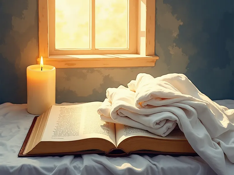 Ilustración devocional: soñar con ropa en la Biblia