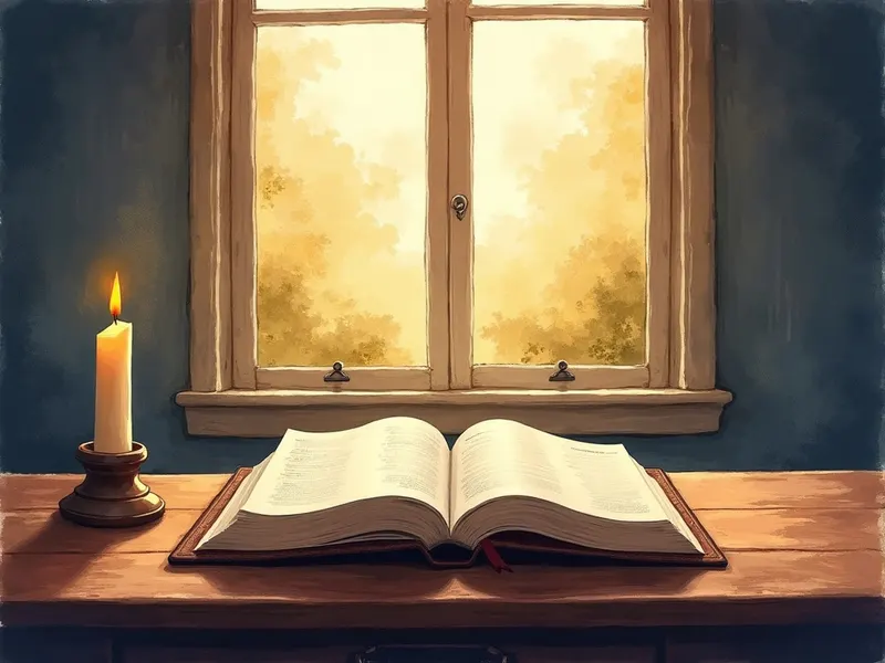 Ilustración devocional: soñar con tarea en la Biblia