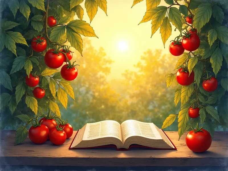 Ilustración devocional: soñar con tomate en la Biblia