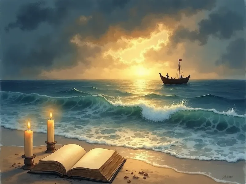 Ilustración devocional: soñar con tsunami en la Biblia