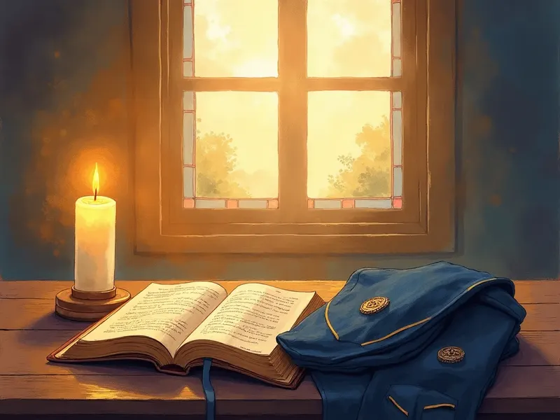 Ilustración devocional: soñar con uniforme escolar en la Biblia