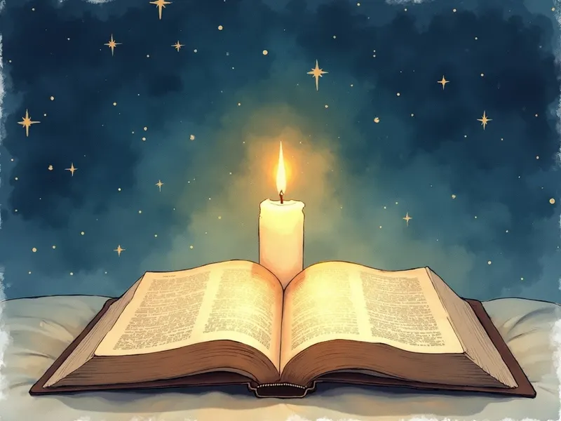 Ilustración devocional: soñar con universo en la Biblia