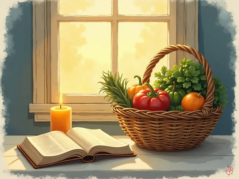 Ilustración devocional: soñar con verdura en la Biblia