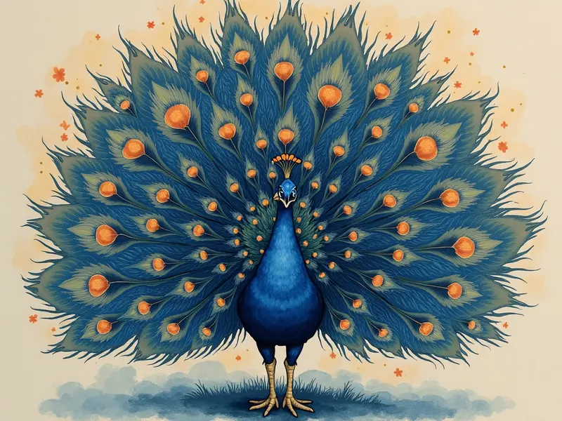 Charada 13: El pavo real