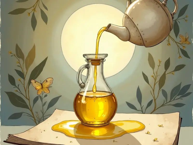 Ilustración del sueño: aceite