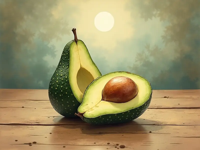 Ilustración del sueño: aguacate